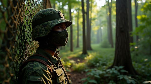 La bâche camouflage, l'astuce des chasseurs pour se fondre dans le décor