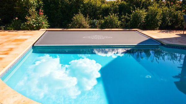 Top avantages d’une piscine coque avec volet immergé élégant