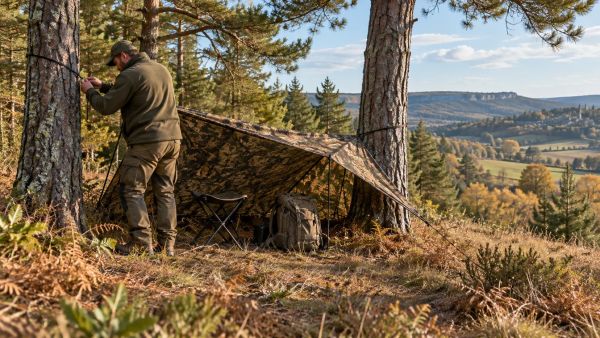 Top secrets pour choisir la meilleure bâche camouflage en chasse